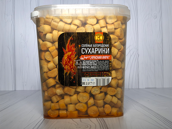Сухарики с красной икрой в Сызрани