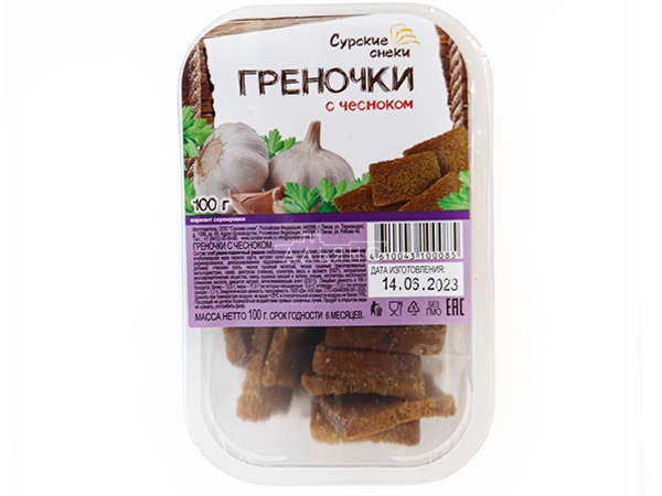 Сурские гренки с Чесноком (100 гр) в Сызрани