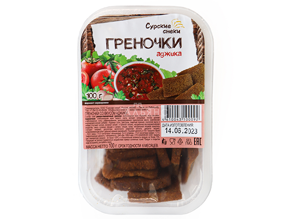 Сурские гренки с Аджикой (100 гр) в Сызрани