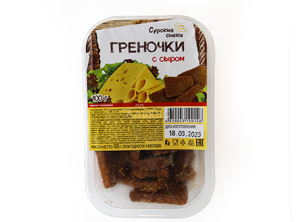 Сурские гренки со вкусом Сыра (100 гр) в Сызрани