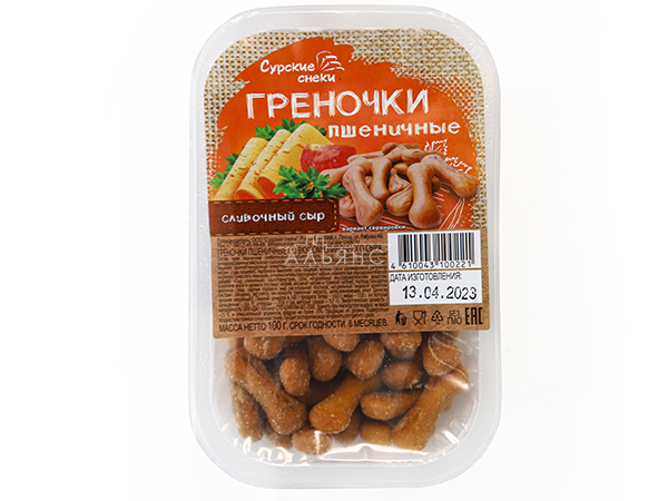 Сурские (ПШЕНИЧНЫЕ) Сливочный сыр (100 гр) в Сызрани