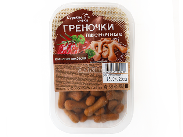 Сурские (ПШЕНИЧНЫЕ) Копченая колбаска (100 гр) в Сызрани