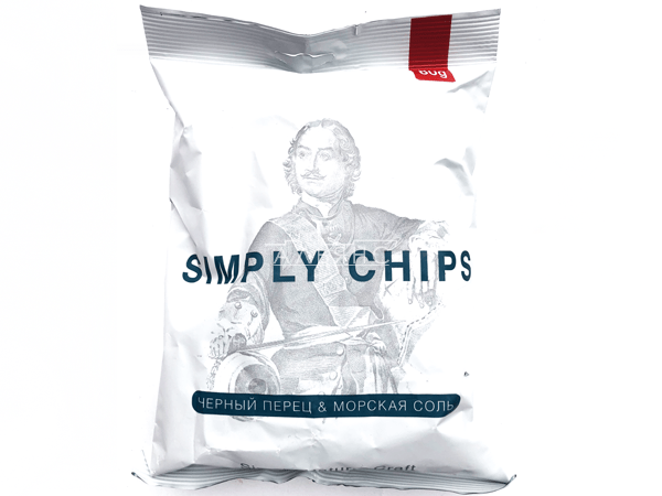 Картофельные чипсы "Simple chips" Морская соль и черный перец 80 гр. в Сызрани